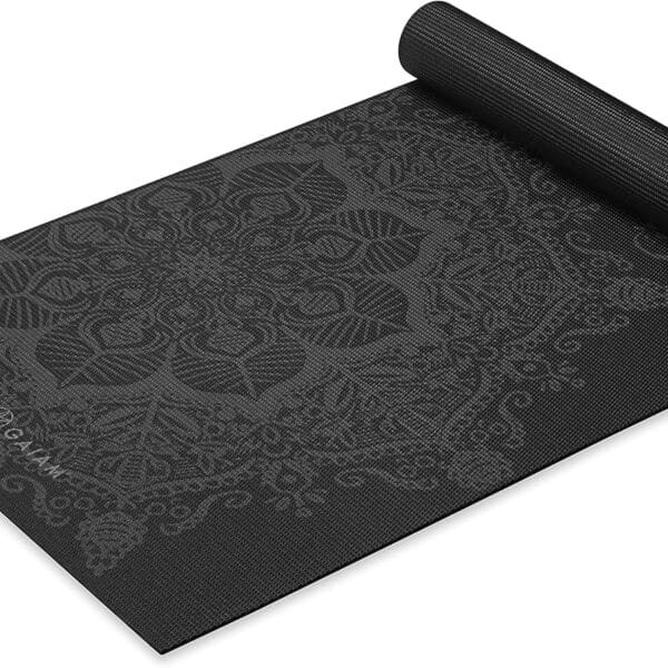 Gaiam Yoga Mat - Premium 6mm Print Extra Thick Non Slip Exercise & Fitness Mat for All Types of Yoga, Pilates & Floor Workouts (68"L x 24"W x 6mm Thick)
