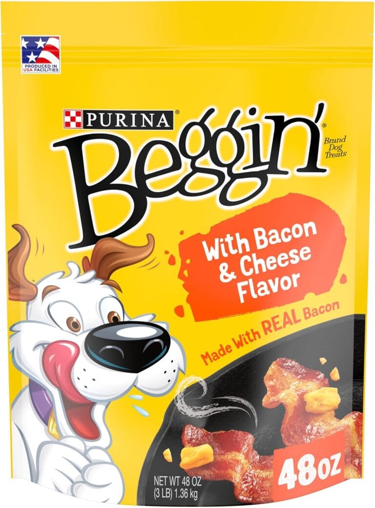 Purina Beggin' Strips With Real Meat Dog Training Treats With Bacon and Cheese Flavors - 48 Ounce (Pack of 1)