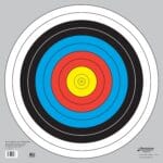 Longbow Targets 60 cm / 24 in Bullseye Archery and Gun Targets (4, 10, 25, & 100 Packs)