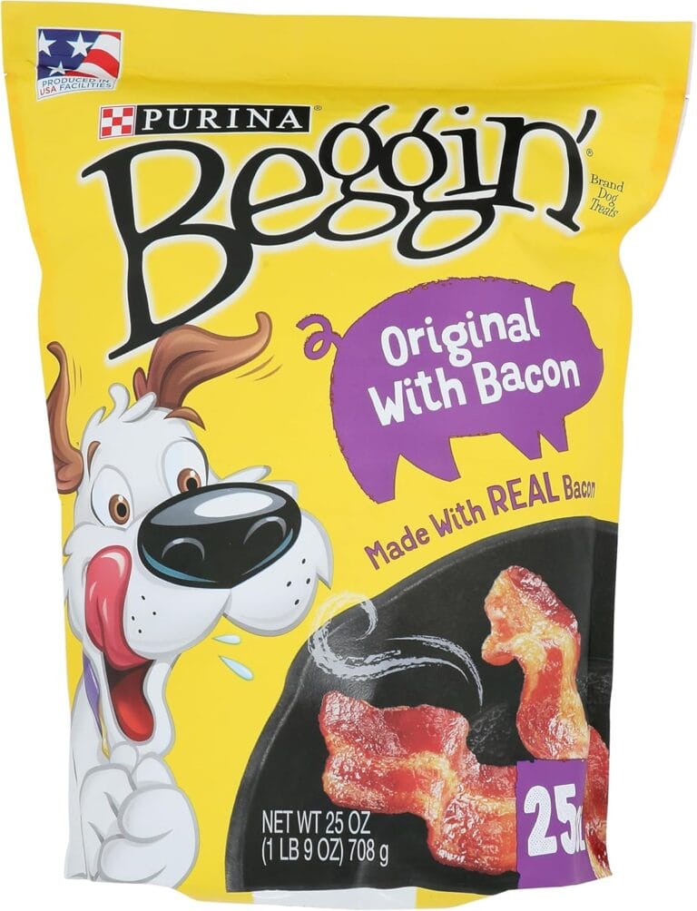 Beggin' Strips Dog Treats, Original with Bacon, 25 Oz Pouch