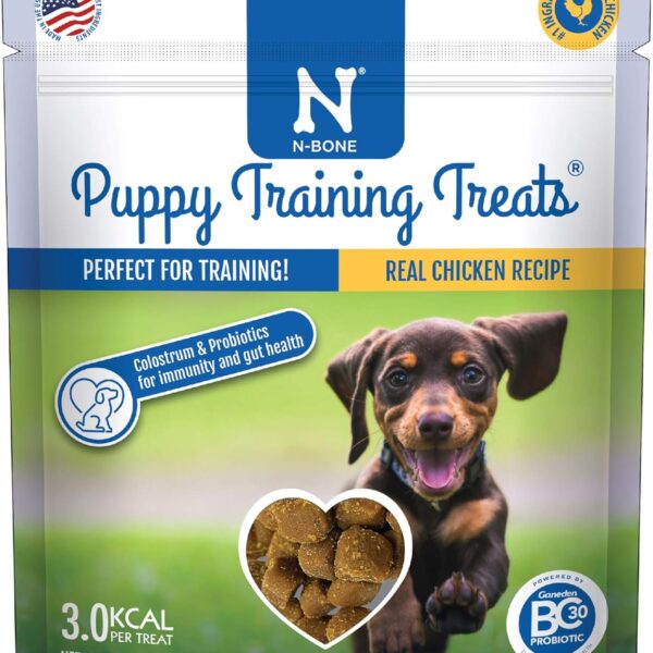 N-Bone Puppy Training Treats, 6oz, Real Chicken Recipe, Small