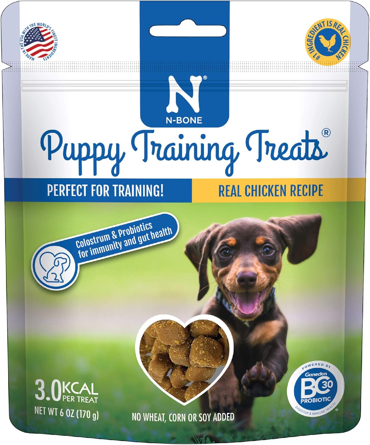 N-Bone Puppy Training Treats, 6oz, Real Chicken Recipe, Small N-Bone Puppy Training Treats, 6oz, Real Chicken Recipe, Small