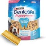 Dentalife Puppy Teething Dog Chews for Small Dogs 3 Months and Up, Chicken Flavor, 1.08 lb., 50 Chews - 50 ct. Pouch