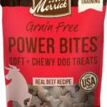 Merrick Power Bites Natural Soft And Chewy Real Meat Dog Treats, Grain Free Snack With Real Beef Recipe - 6 oz. Bag