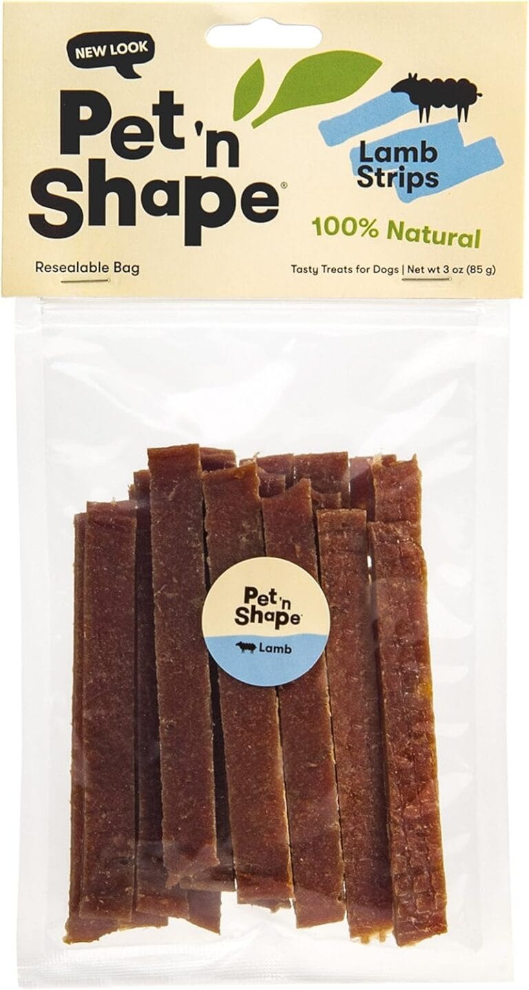 Pet 'n Shape Lamb Jerky Dog Treats - 3 Ounce
