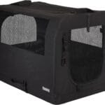 Thule Collapsible Dog Kennel Size Large - Easy to Assemble - Mesh Doors for Easy Access - Zippered Panel - Folds Down Easily