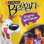Purina Beggin' Strips Real Meat Dog Treats, Original With Bacon Flavor - 3 Ounce (Pack of 6)