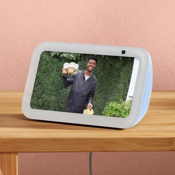 Amazon Echo Show 5 (newest model), Smart display with Alexa+ Early Access, 2x the bass and clearer sound, Cloud Blue