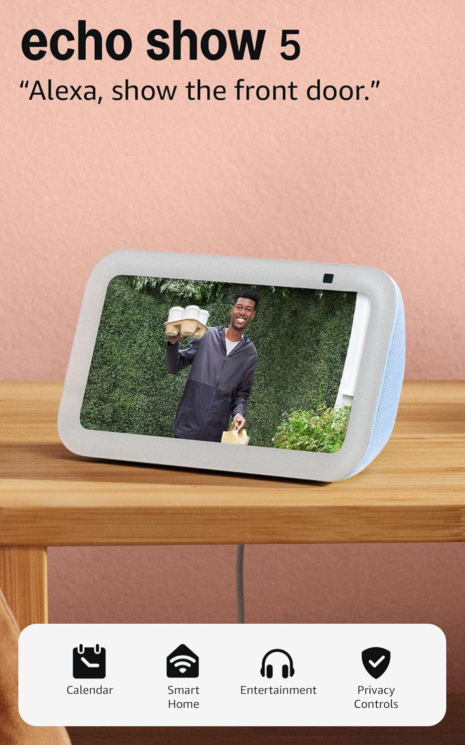 Amazon Echo Show 5 (newest model), Smart display with Alexa+ Early Access, 2x the bass and clearer sound, Cloud Blue Amazon Echo Show 5 (newest model), Smart display with Alexa+ Early Access, 2x the bass and clearer sound, Cloud Blue