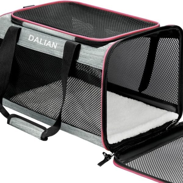 DALIAN Cat,Dog Soft-Sided Carriers,Cat Carrier Airline Approved Pet Carrier,Dog Carrier Soft-Sided Pet Travel Carrier Maximum Pet Weight 18 Pounds