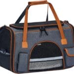 Pesen 18x11x11 Inches Cat Carrier Fits Pets Up to 16 lbs, Anti-Collapse Design, Multiple Storage Pockets, Cat Carrier Soft Ideal for Medium Cats, Puppy, Rabbits and Other Small Animals