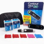 CONTOUR NEXT ONE Blood Glucose Monitoring System All-in-One Kit for Diabetes