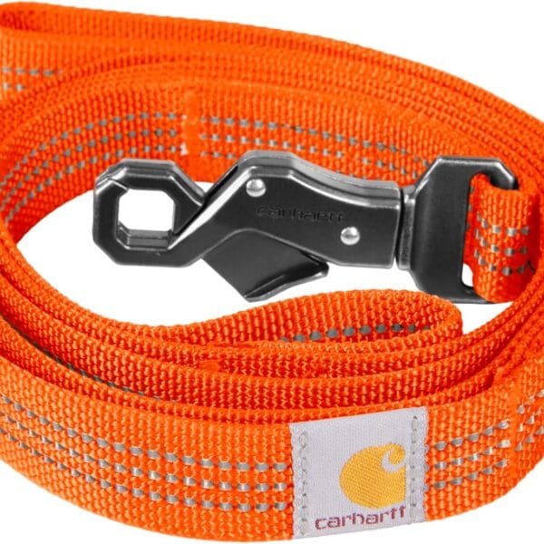 Carhartt Gear P0000570 Dual Handle Dog Leash Large Hunter Orange
