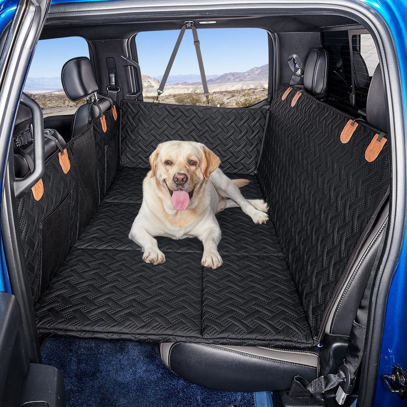 Dog Back Seat Extender for Truck,Truck Dog Seat Cover Back Seat,Dog Hammock for Truck,Hard Bottom Seat Extender,Pet Seat Covers for F150/RAM1500/Silverado Dog Back Seat Extender for Truck,Truck Dog Seat Cover Back Seat,Dog Hammock for Truck,Hard Bottom Seat Extender,Pet Seat Covers for F150/RAM1500/Silverado