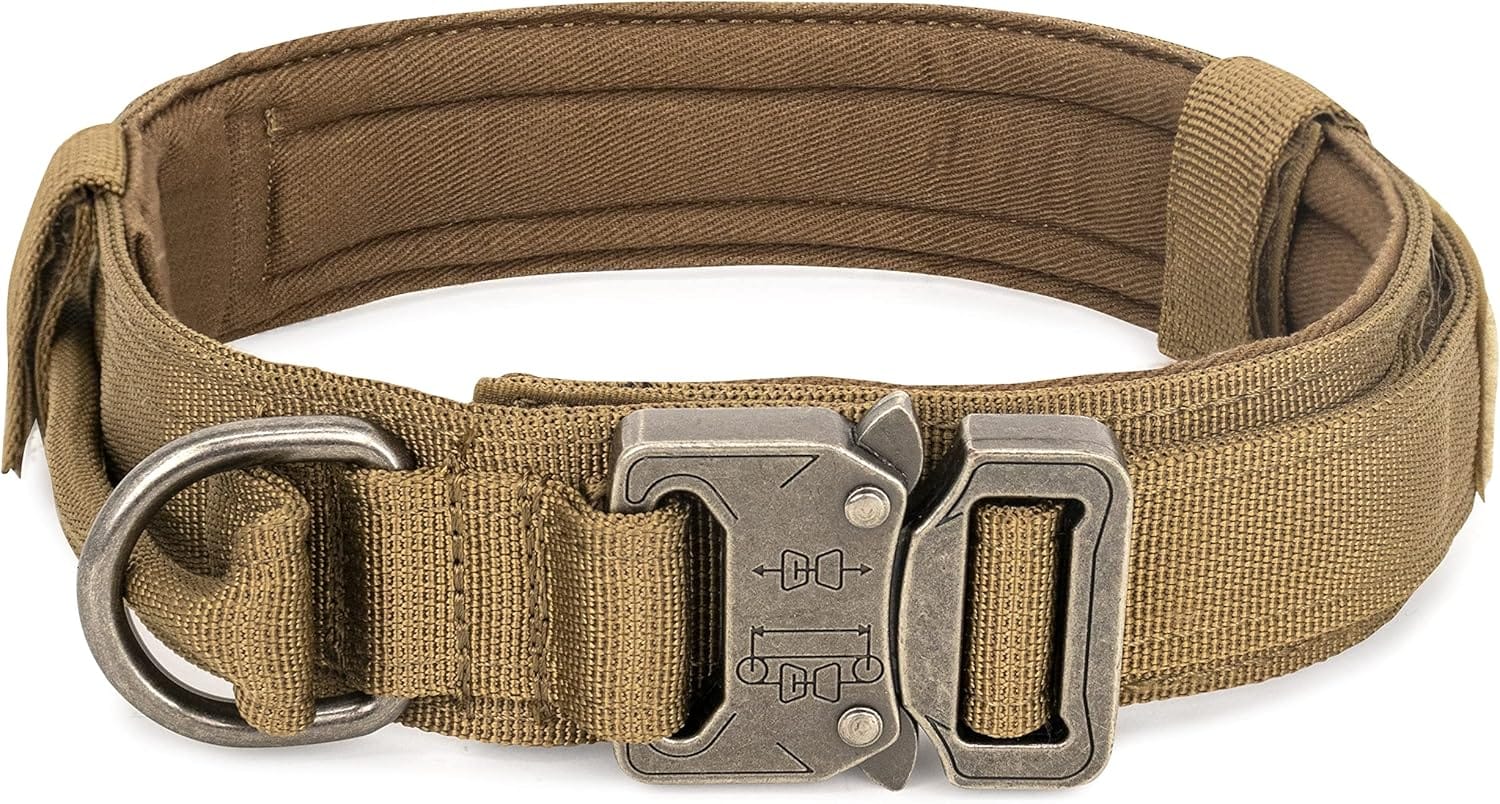 WOLF TACTICAL Dog Collar for Large Dogs Military Heavy Duty Dog Collars for Large Dogs Pitbull Collar German Shepherd Collar WOLF TACTICAL Dog Collar for Large Dogs Military Heavy Duty Dog Collars for Large Dogs Pitbull Collar German Shepherd Collar