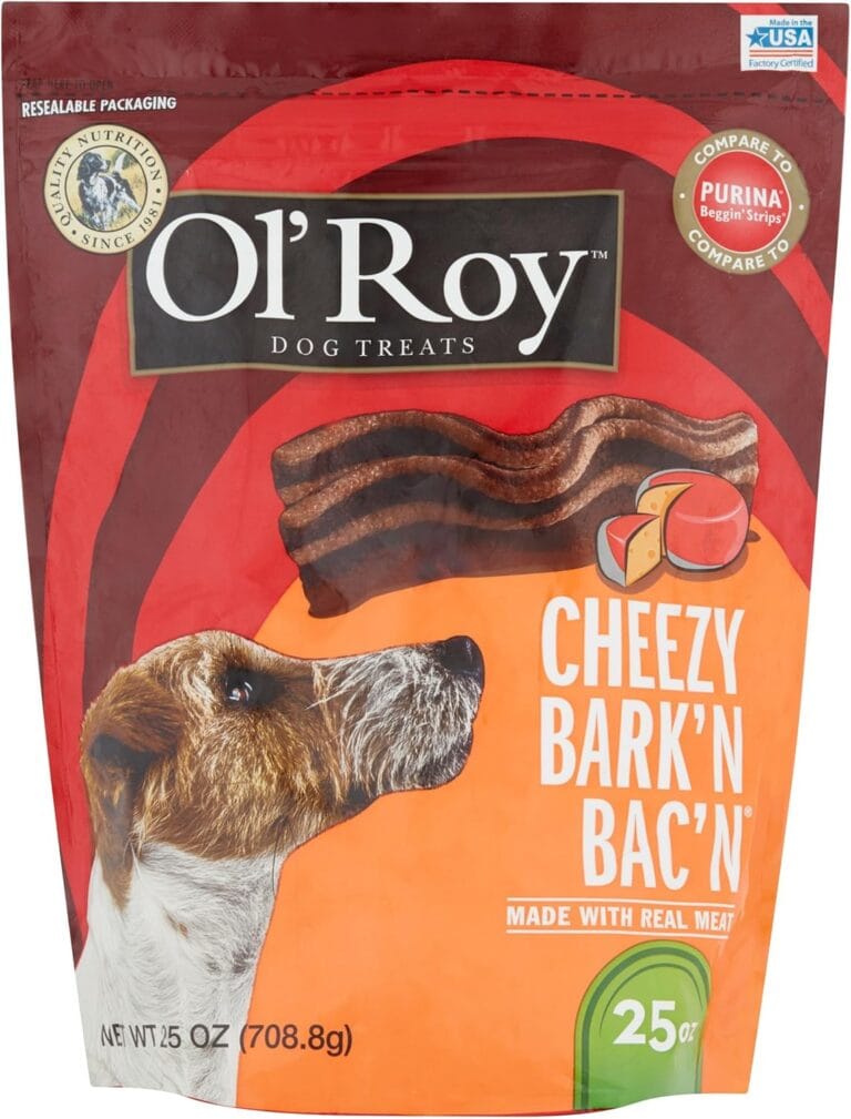 Ol' Roy Cheezy Bark'n Bac'n Dog Treats, 25 Oz (1)