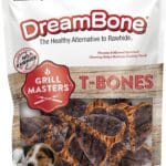 DreamBone Grill Masters T-Bones 8 Count, Small, Rawhide-Free Chews for Dogs