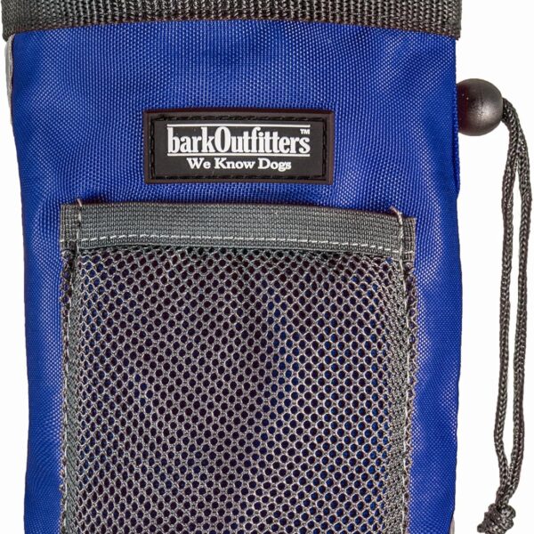 Dog Treat Pouch - Dog Treat Training Pouch - Treat Bags for Dogs, Easily Carries Snacks and Pet Toys, Dog Puppy Food Container with Mesh Pocket, Professional Quality Pouch (Blue)