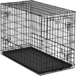 MidWest Homes for Pets Solutions Series Large Side-by-Side SUV Dog Crate, Double Door Folding Metal Cage Designed to Fit in SUVs & Vans, for Dogs up to 90 Lbs