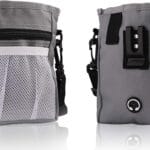 Pets First Dog Treat Training Pouch - Treat Bag for Kibble, Food, Toys, Accessories with Built-in Poop Bag Dispenser - Holder for Small, Medium & Large Dogs & Puppies with Multiple Ways to Wear