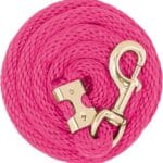 Performance Lead Rope, Long Horse Lead Rope with Quick Halter Attachment, Soft Comfort Grip, Barn Horse Tack for Daily Use & Showing