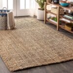 JONATHAN Y Pata Hand Woven Chunky Jute Natural Indoor Area Rug, 3x5, Bohemian, Rustic, Cottage, Easy-Cleaning for Living Room, Bedroom, Kitchen, Non-Shedding (NRF102A-3)