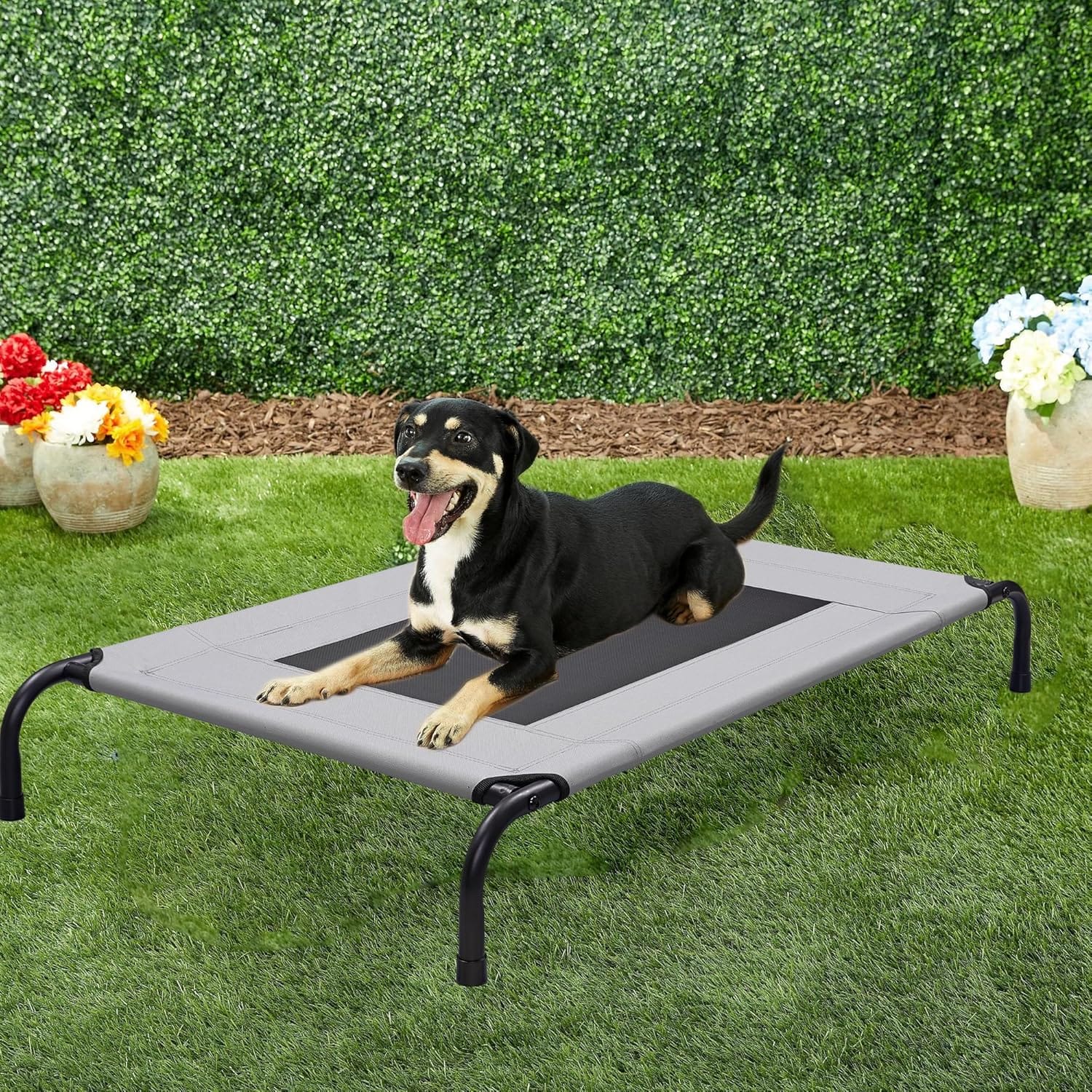 Elevated Dog Bed Raised Dog Bed Outdoor for Large Medium Size Dogs Place Bed Easy Clean Breathable, Comfortable,Rugged Durable Raised Pet Bed Up to 130 lbs,42in Elevated Dog Bed Raised Dog Bed Outdoor for Large Medium Size Dogs Place Bed Easy Clean Breathable, Comfortable,Rugged Durable Raised Pet Bed Up to 130 lbs,42in