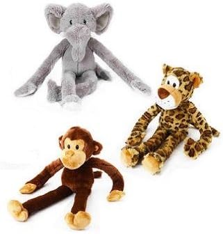 Multipet 22" Swing Safari Dog Chew Toys (3 Pack)