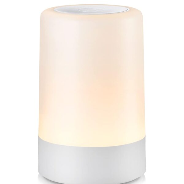 G Keni Nursery Night Light for Baby, Portable LED Touch Night Lamp for Kids and Adult, Breastfeeding, Sleep Aid, USB Rechargeable Nursing Lamp, Bedside Dimmable Warm Night Light, Soft Eye Caring