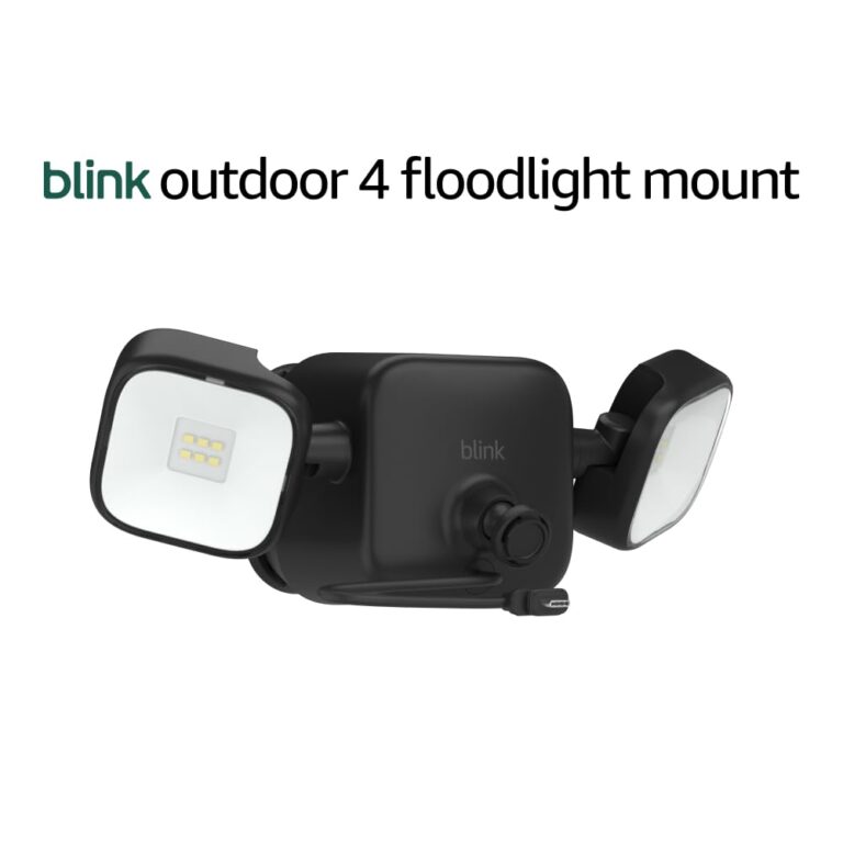 Blink Outdoor Floodlight Mount  Wire-free, 700 lumens, two-year battery life, set up in minutes