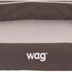 Sealy Lux Pet Dog Bed | Quad Layer Technology with Memory Foam, Orthopedic Foam, and Cooling Energy Gel. Machine Washable Cover. Small, Modern Gray