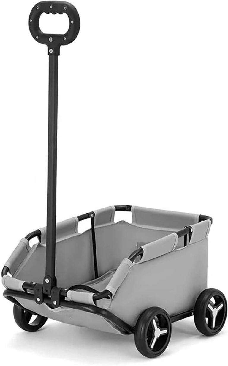 Pet Carrier with Wheels, Foldable Pet Travel Carrier for Small Dogs and Cats,Portable Lightweight,Carrier for Cats Under to 10kg,360 Degree Rotating Lever,Suitable for Camping Outdoor (Grey)