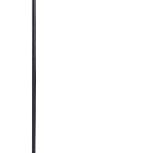 O'Bright Cascade Floor Lamp  Modern Wooden Layered Lampshade, E26 Socket, Pull Chain Switch, Metal Base, Standing Lamp for Living Room, Bedroom, Office, Black