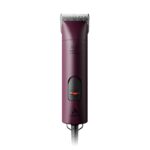 Andis Professional UltraEdge Super 2-Speed Detachable Blade Dog/Pet Clipper, Rotary Motor with Shatter-Proof Housing, Runs Calm & Silent, 14-Inch Cord, for All Dog Coats & Breeds, 120 Volts, Burgundy