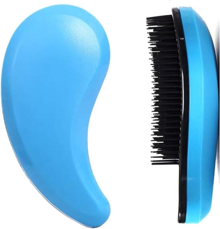Small Dog Brush- Grooming Tool for Teddy, Yorkies, Maltese, Shih Tzu, Chihuahua - Puppy Hair Brush (Blue)