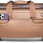 moor NYC Luxury Made Travel Bag. A Unique Pet Travel Bag Design for Dogs or Cats. TSA Approved (Cocoa Luxury Travel Bag)