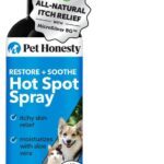 Restore + Soothe Hot Spot Spray for Dogs & Cats  Gentle Dog Skin Spray with Aloe Vera & MicroSilver BG  Soothes Itching, Hot Spots & Irritation  Dog Itch & Hot Spot Remedy for Sensitive Skin  4oz