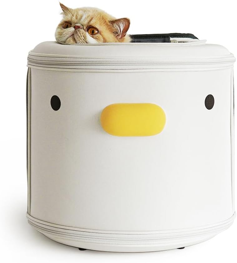 PURROOM Cat Carrier Backpack, Pet Backpacks for Carrying Small Dogs, Cute Design. Upper Cover & Side Ventilation Soft Mesh & Safety Straps. Used for Travel, Hiking, Car, Go to Vet, Outdoor. PURROOM Cat Carrier Backpack, Pet Backpacks for Carrying Small Dogs, Cute Design. Upper Cover & Side Ventilation Soft Mesh & Safety Straps. Used for Travel, Hiking, Car, Go to Vet, Outdoor.