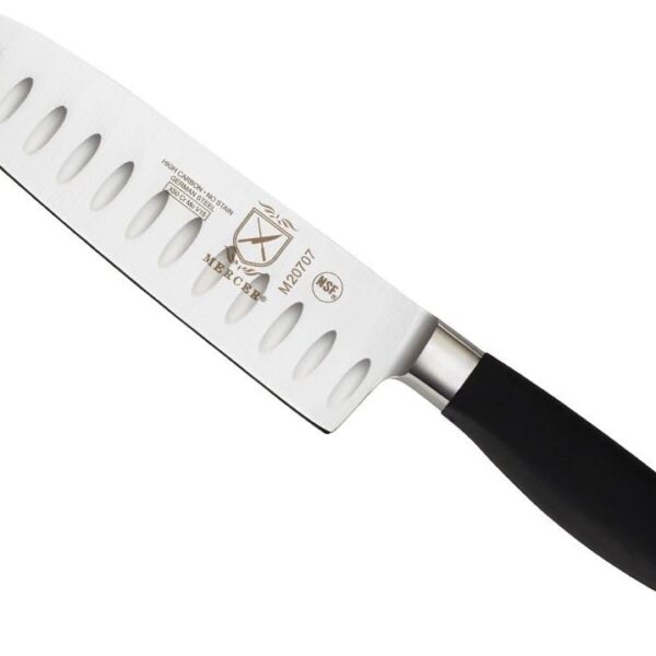 Mercer Culinary M20707 Genesis 7-Inch Santoku Knife,Black