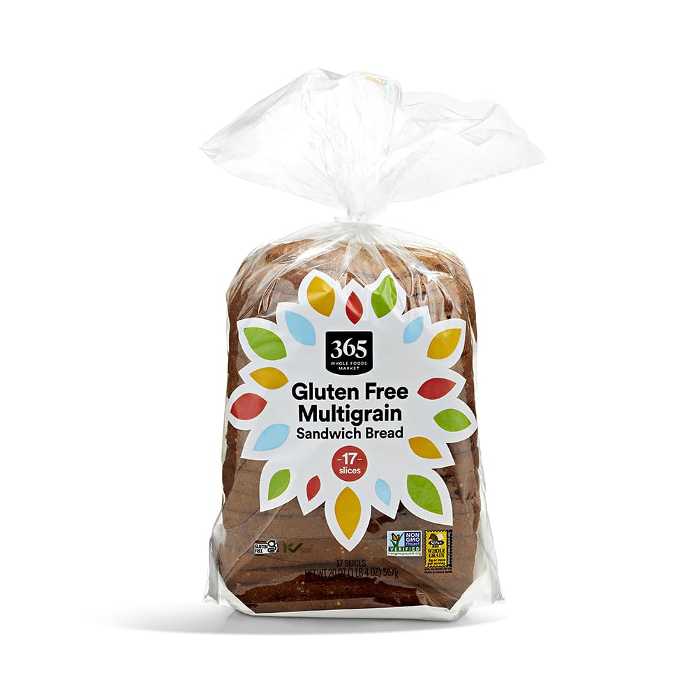 365 By Whole Foods Market, Gluten Free Multigrain Bread, 20 Ounce 365 By Whole Foods Market, Gluten Free Multigrain Bread, 20 Ounce