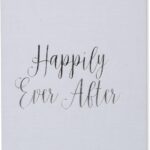 Linen Happily Ever After Coffee Table Album, Wedding Photo Album for 180 4x6 Photos, Gray