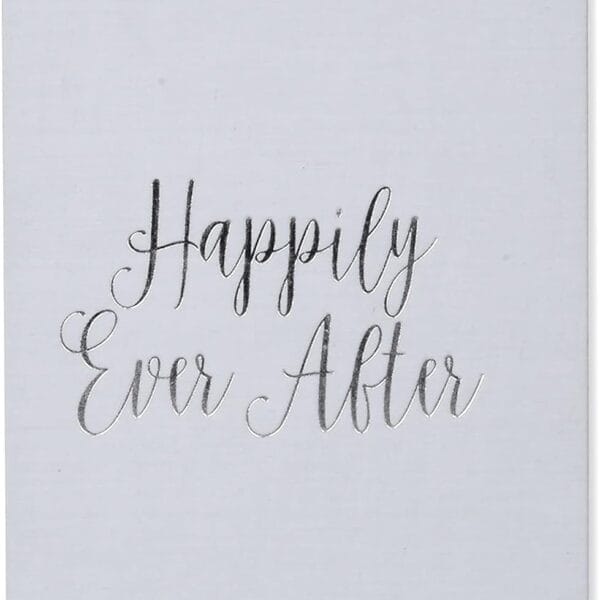 Linen Happily Ever After Coffee Table Album, Wedding Photo Album for 180 4x6 Photos, Gray