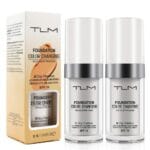 TLM Colour Changing Liquid Foundation Hides Wrinkles & Lines, BB Cream Makeup Base Concealer Cover Moisturizing Fluid for all Skin Tone SPF15, Pack of 2