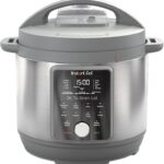 Instant Pot, 6-Quart Whisper Quiet 9-in-1 Electric Pressure Cooker, Slow Rice Steamer, Saut, Yogurt Maker, Warmer & Sterilizer, Free App with 800+ Recipes, Stainless Steel