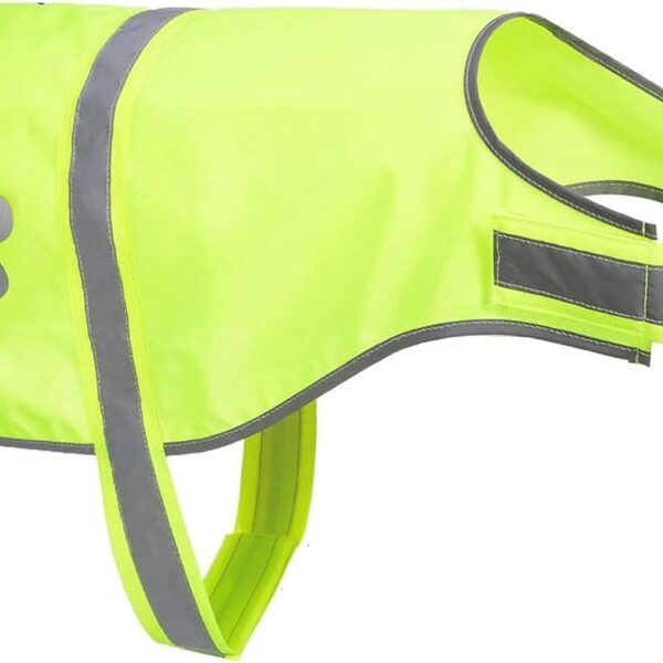 Dog Reflective Vest Adjustable Dog Safety Vest Pet K-9 High Visibility Apparel for Outdoor Activities Walking Hunting (Medium, Dog Vest)