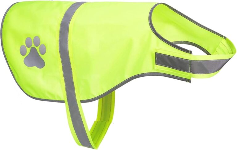 Dog Reflective Vest Adjustable Dog Safety Vest Pet K-9 High Visibility Apparel for Outdoor Activities Walking Hunting (Medium, Dog Vest)