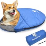GEERTOP Dog Sleeping Bag Durable Packable Pet Sleeping Bed Comfortable Washable, Portable Pet Bed for Cats and Small Dogs - Dog Bed for Camping Hiking Cottage Beach