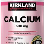 Kirkland Signature Calcium 600 mg. with Vitamin D3, 500 Tablets (2 Pack)