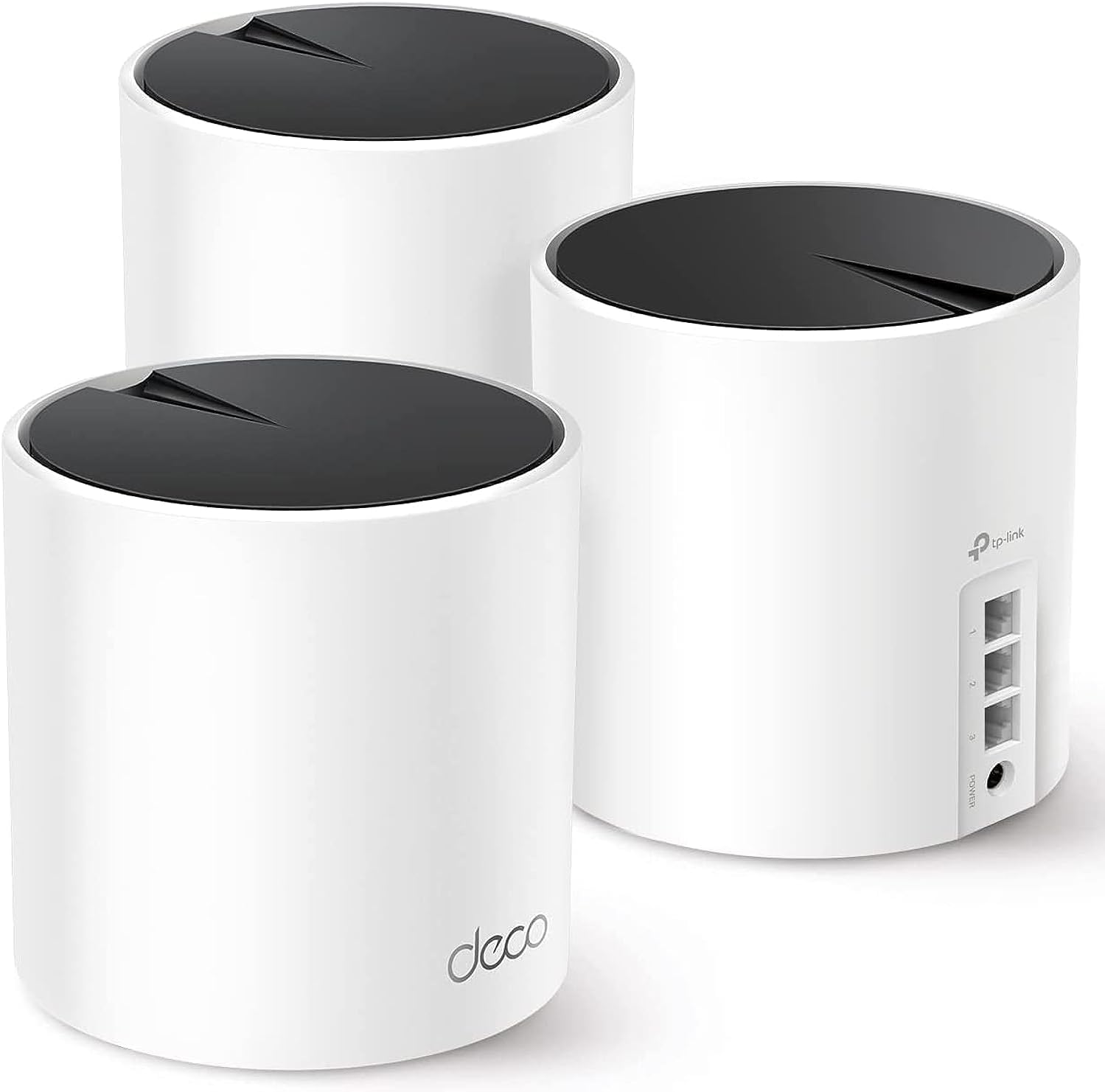 TP-Link Deco X55 AX3000 WiFi 6 Mesh System - Covers up to 6500 Sq.Ft, Replaces Wireless Router and Extender, 3 Gigabit Ports per Unit, Supports Ethernet Backhaul, Deco X55(3-Pack) TP-Link Deco X55 AX3000 WiFi 6 Mesh System - Covers up to 6500 Sq.Ft, Replaces Wireless Router and Extender, 3 Gigabit Ports per Unit, Supports Ethernet Backhaul, Deco X55(3-Pack)