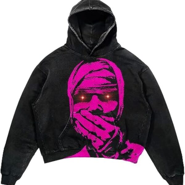 Obenie Halloween Y2K Hoodie Gothic Casual Alphabet Blast Print Pattern Skull Fashion Hoodie Men Harajuku Men Clothing